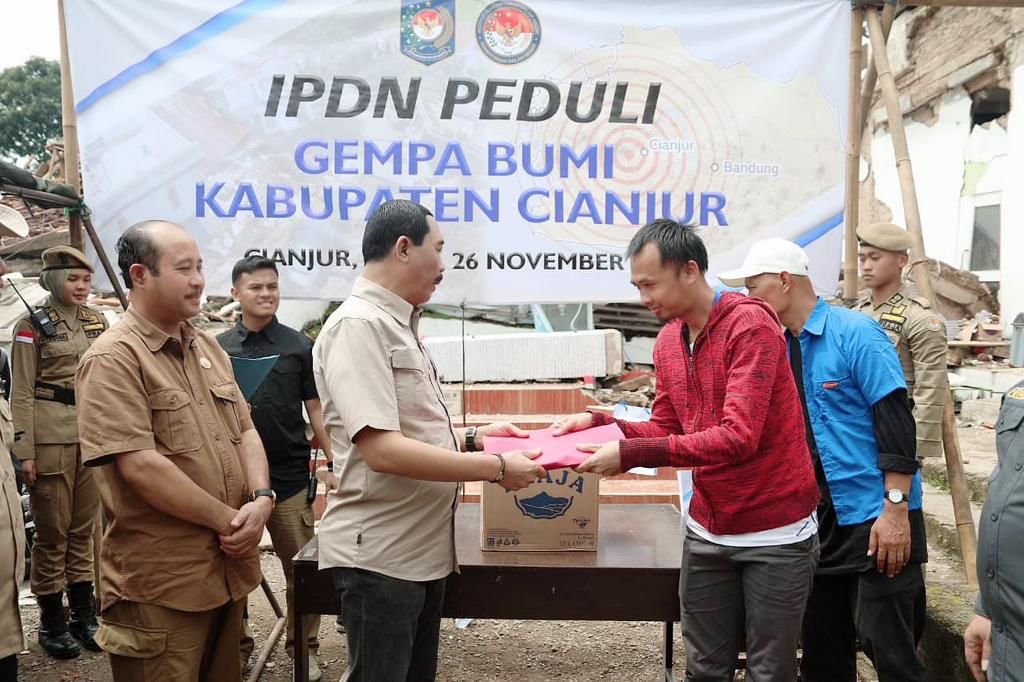 IPDN, ipdn, Responsif, IPDN Segera Menuju Cianjur Untuk Menyerahkan Bantuan Kepada Korban Gempa