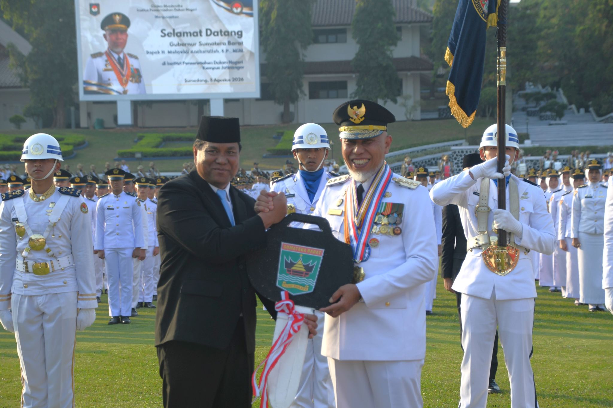 IPDN, ipdn, Rektor IPDN Puji Kepemimpinan Gubernur Mahyeldi: Pemimpin Teruji dan Sigap Melayani